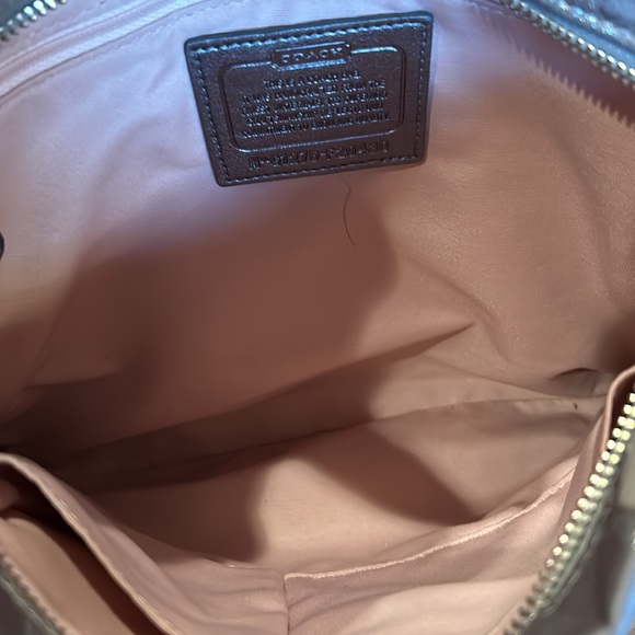 Coach Gray/Silver Signature Bag - Picture 9 of 10